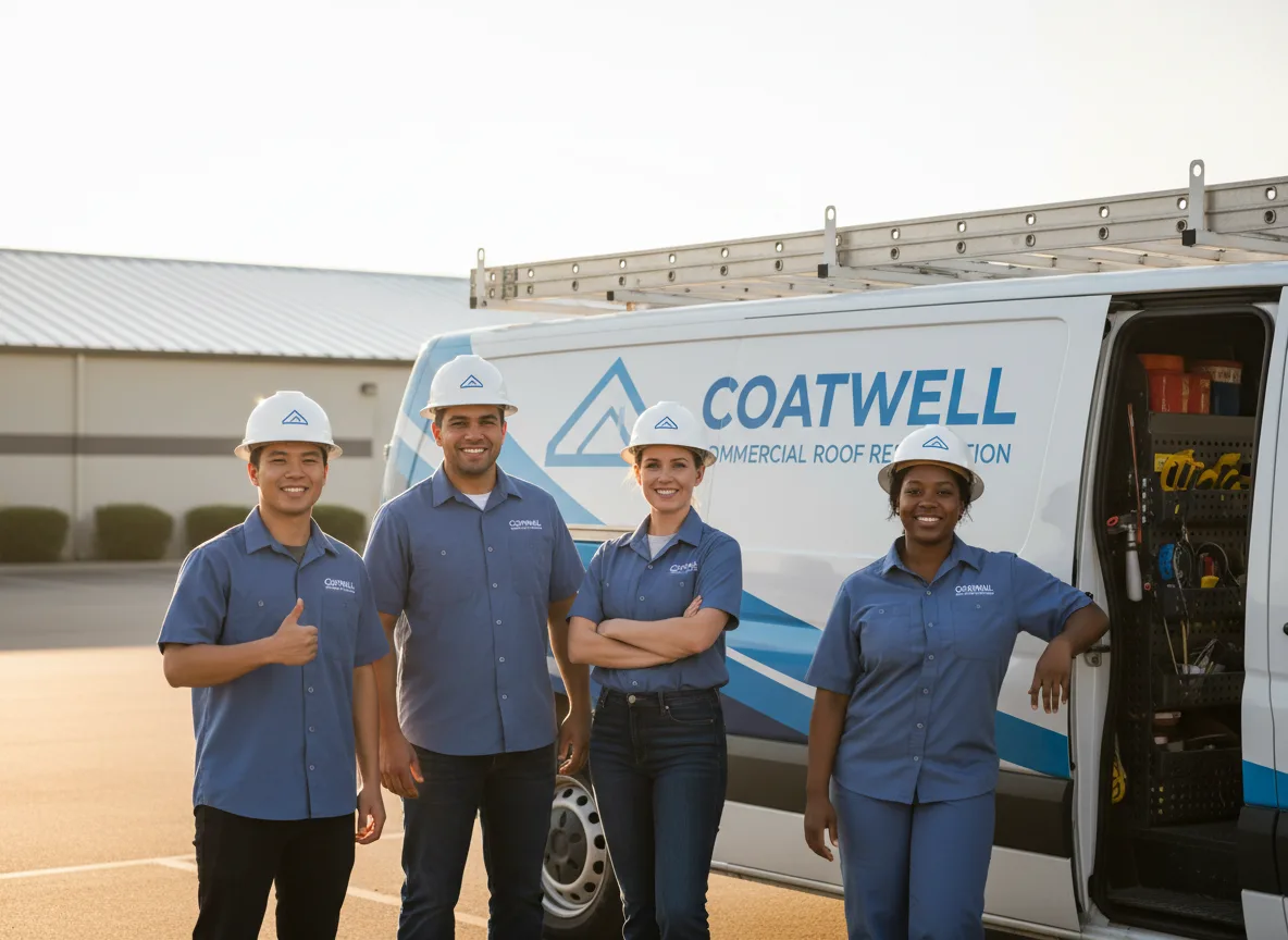 Commercial roof coating company in Caret, VA